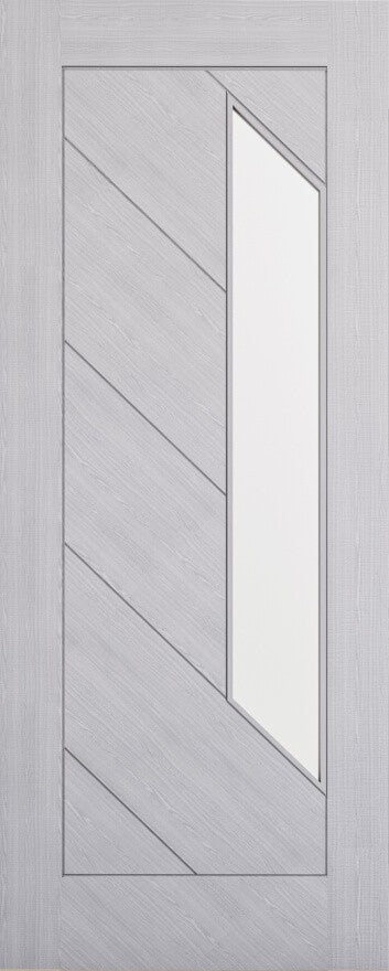 Torino Light Grey Ash Glazed Door