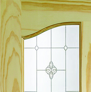 Rio Internal Clear Pine Door Glass Image