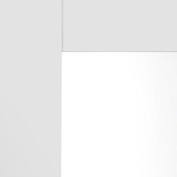 White Shaker 4 Light Custom Made French Doors with Clear Glass 