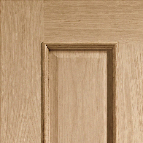 Victorian 4 Panel With Raised Mouldings Internal Oak Fire Door Corner Profile