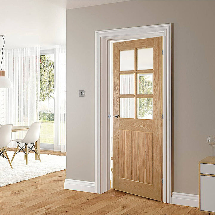 Ely Oak Glazed Door 