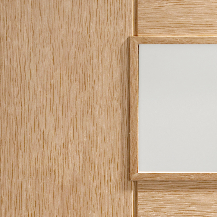 Messina Pre-Finished Oak with Clear Glass Small Image