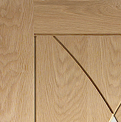 Pesaro with Clear Glass Unfinished Oak Small Image