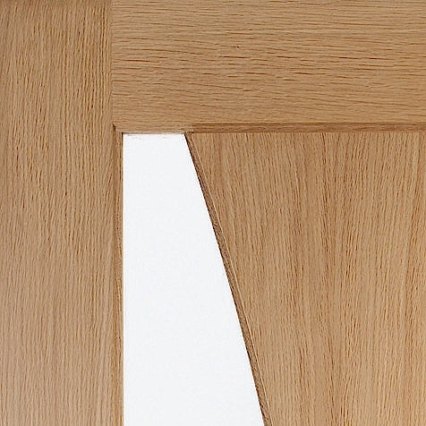 Verona Oak Clear Glazed Prefinished, Corner Section 