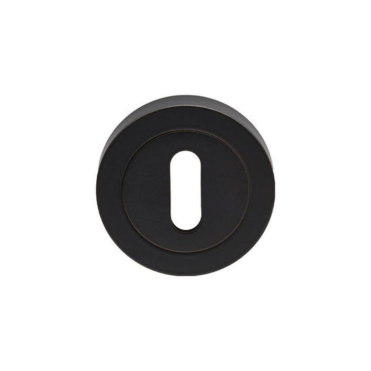 Varese Matt Black Lock Escutcheon
