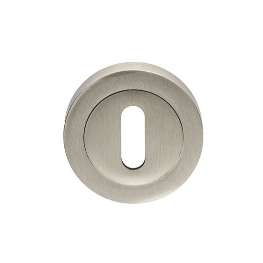 Varese Satin Nickel Lock Escutcheon
