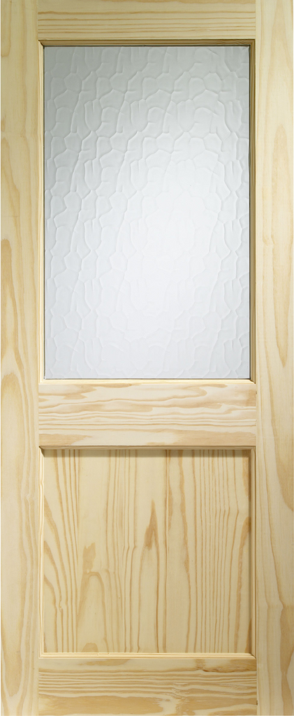 2XG External Clear Pine Door (Dowelled) with Flemish Glass
