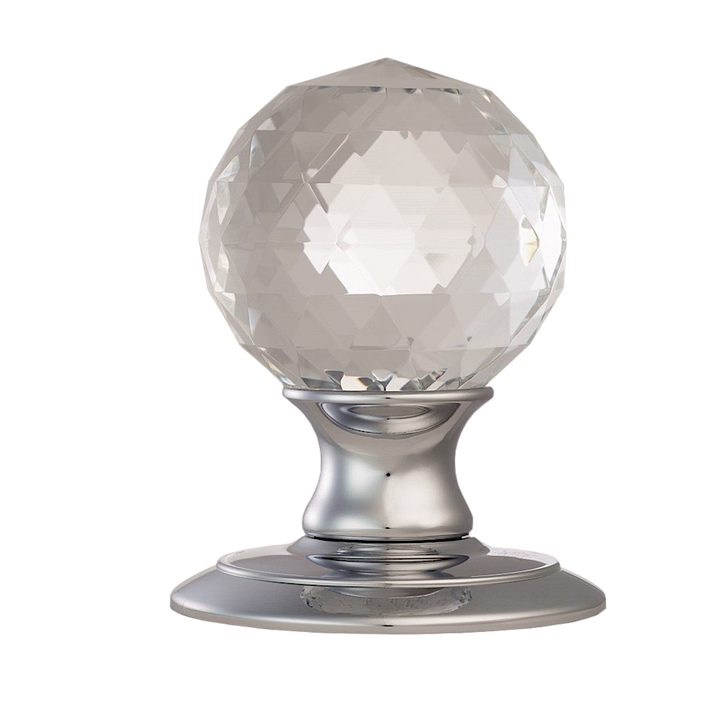 Ice Facetted Crystal Knob