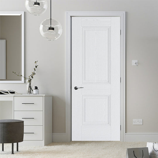 Arnhem Grained White Fire Door