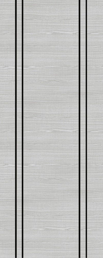 Flush Light Grey Ash Vertical Inlay Room Divider