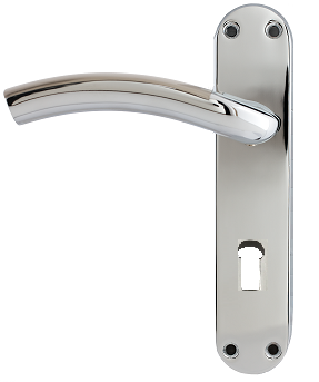 Garonne Lever on Backplate Lock
