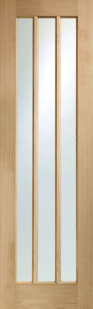 Oak Worcester Single Door Room Divider with Side Panel 