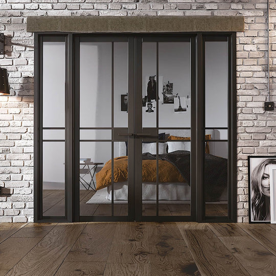 Black Greenwich W6 Room Divider