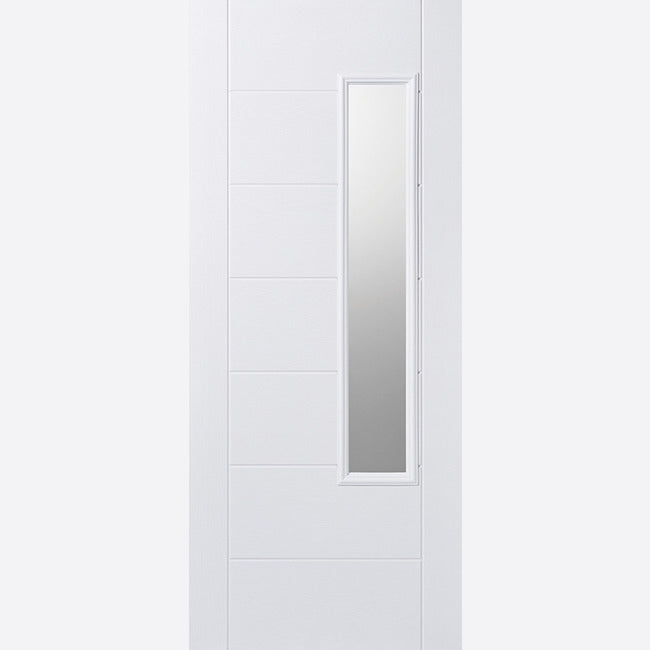 GRP GLAZED NEWBURY WHITE COMPOSITE GRAND ENTRANCE DOORS
