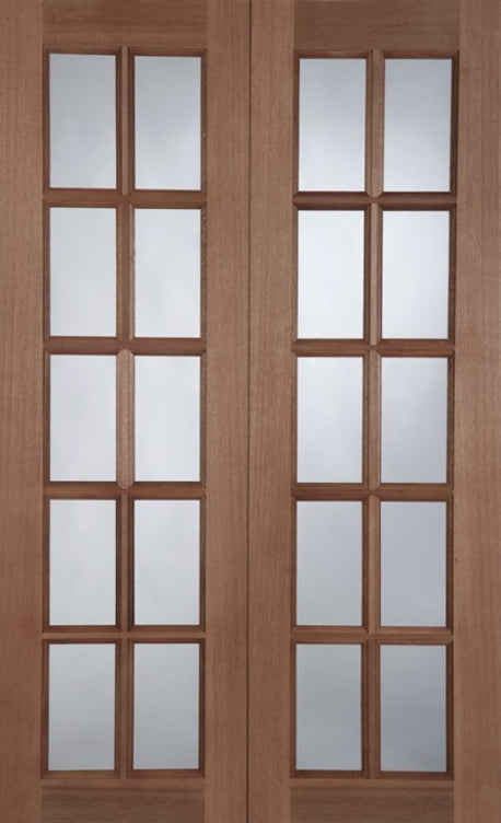 GTP Hardwood Unglazed External Door Pair