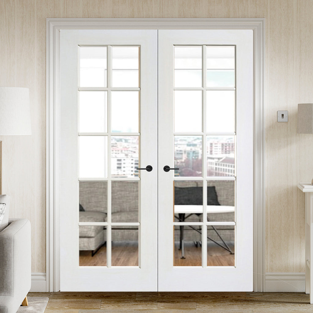 Solid White GTPSA French Doors