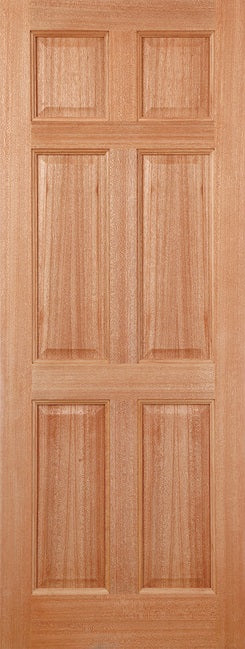 Hardwood Colonial 6P Dowelled External Door 