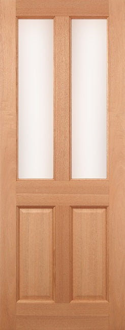 Hardwood Malton Obscure Double Glazed External Door