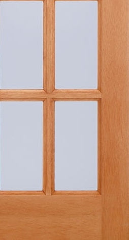 SA77 15 Light Double Glazed External Door with Clear Glass  