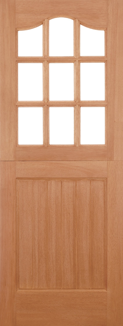 Hardwood Stable Door 9 Light Double Glazed 