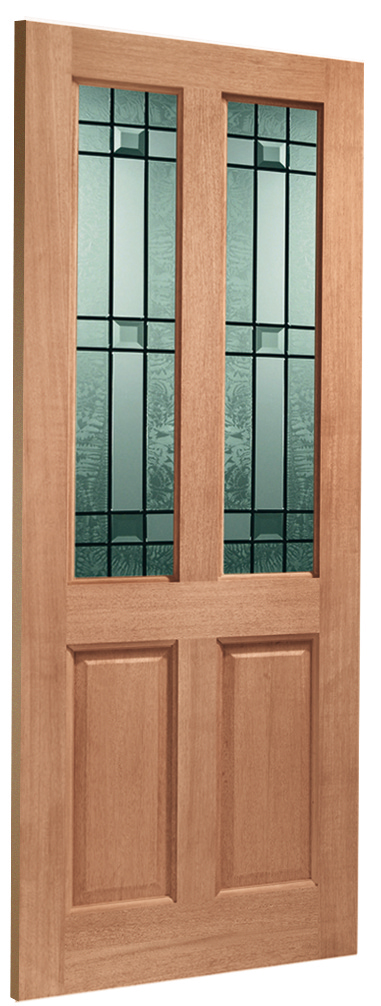 Malton Drydon Glazed M&T External Door Skewed Image