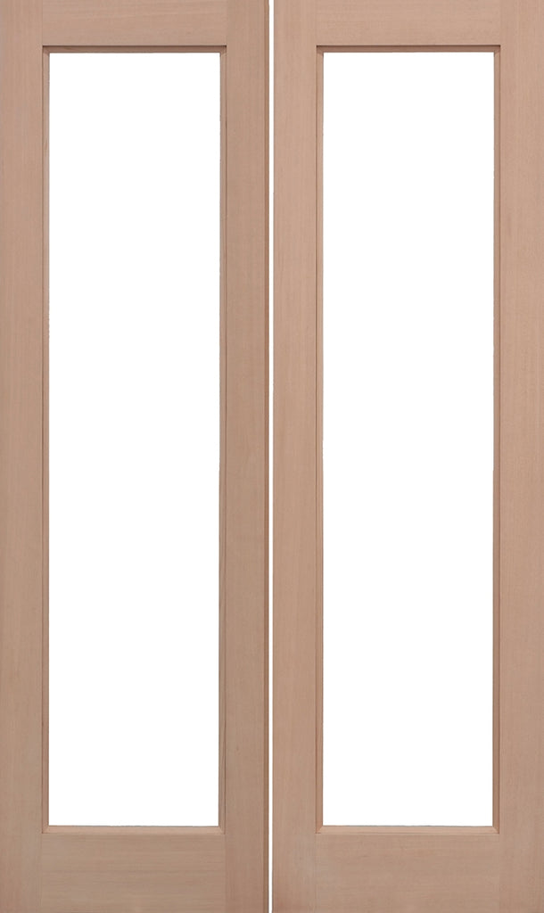 Pattern 20 Unglazed Hemlock External French Doors 