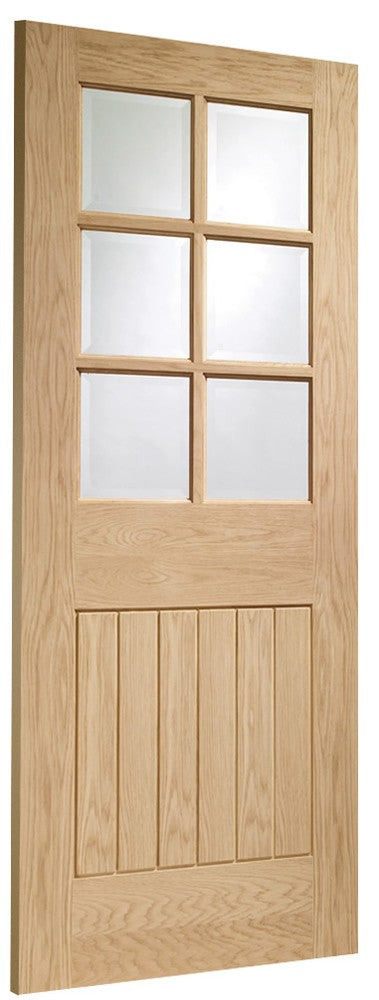 Suffolk Oak Glazed Double Sliding Door System 