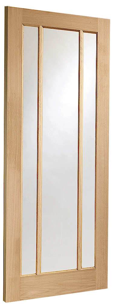Oak Worcester Single Door Room Divider with Side Panel 