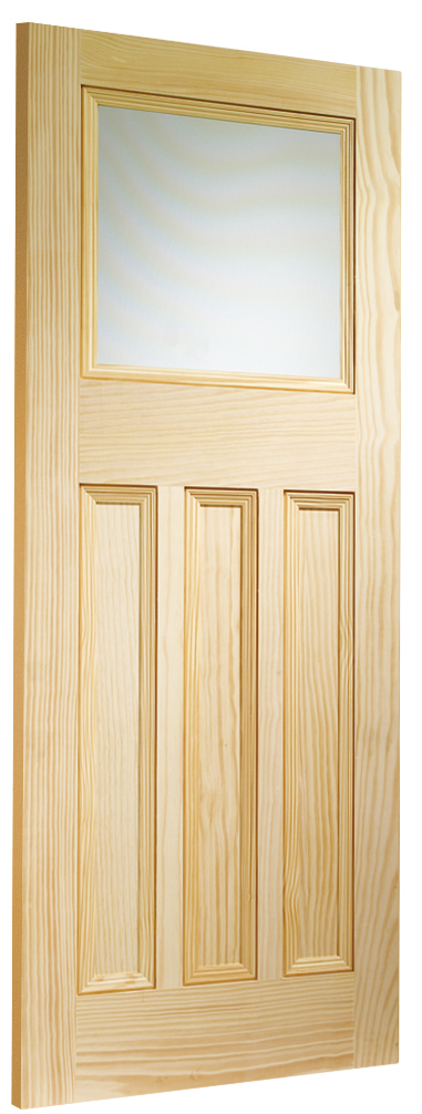  Vine DX Internal Vertical Grain Clear Pine Door Skewed Image