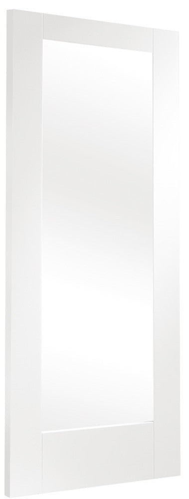 Pattern 10 White Clear Glazed
