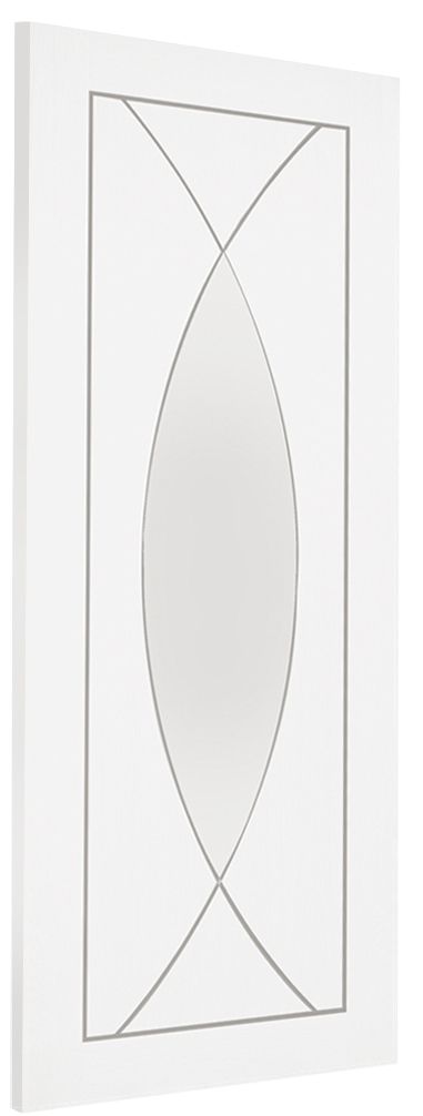 White Treviso Room Divider with Demi Panels 