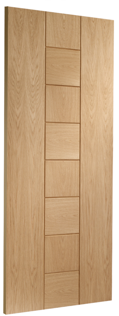 Messina Unfinished Oak Fire Door Skewed Image