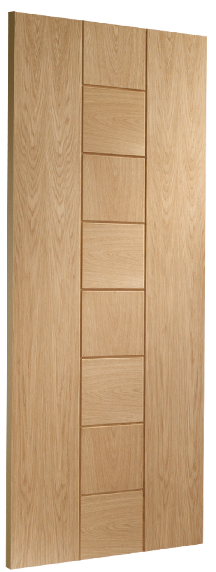 Messina Unfinished Oak Fire Door Skewed Image