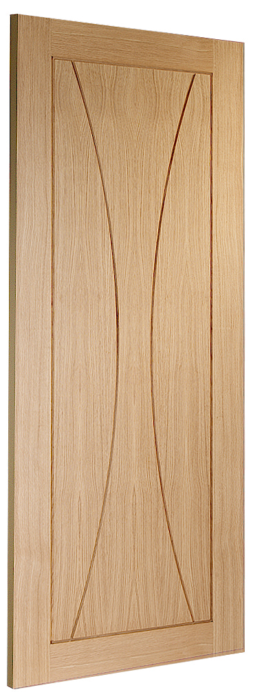 Verona Unfinished Oak Fire Door Skewed Image