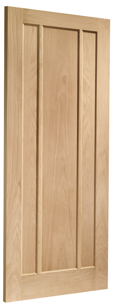 Oak Worcester Fire Door Skewed Image