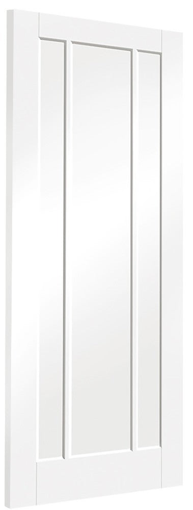 Worcester White Double Sliding Door System 