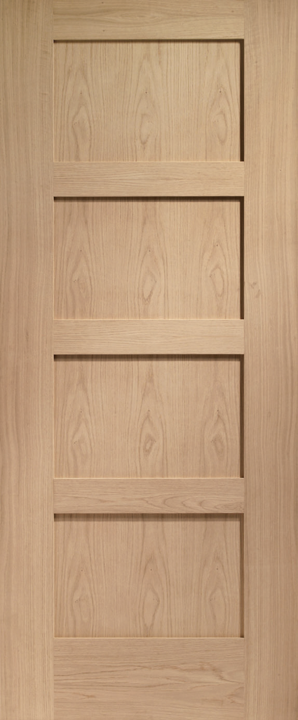  Shaker 4 Panel Internal Oak Door