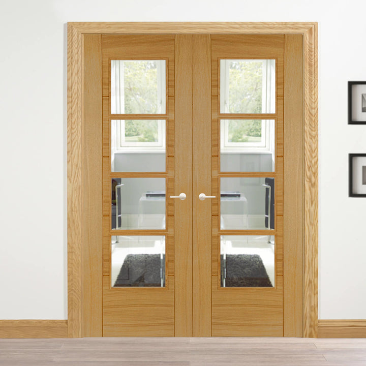 Contemporary Oak 6500 8L Door Pair