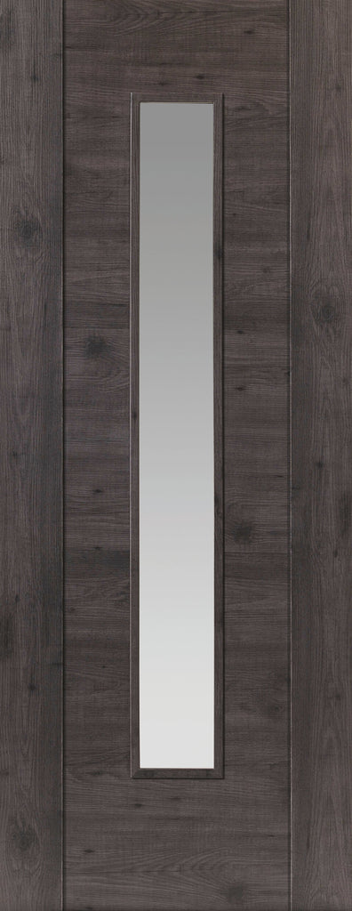 Alabama Cinza Grey Laminate Glazed Door