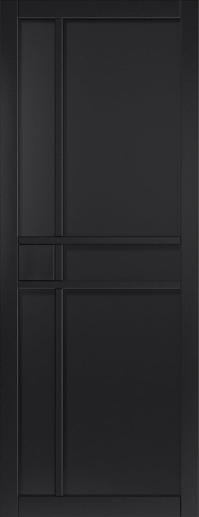 City Black Fully Finished Industrial Style Door