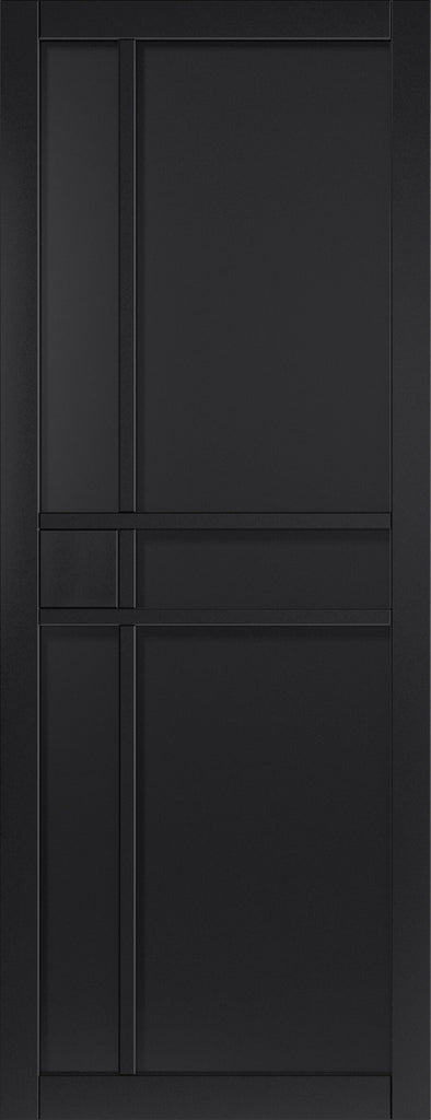 City Black Fully Finished Industrial Style Door Pair 