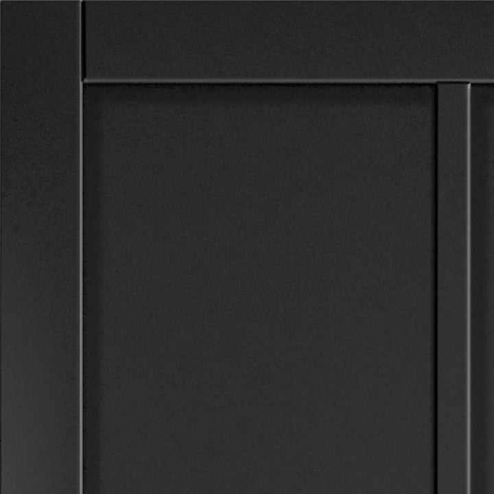 Civic Black Industrial Style Door Pair