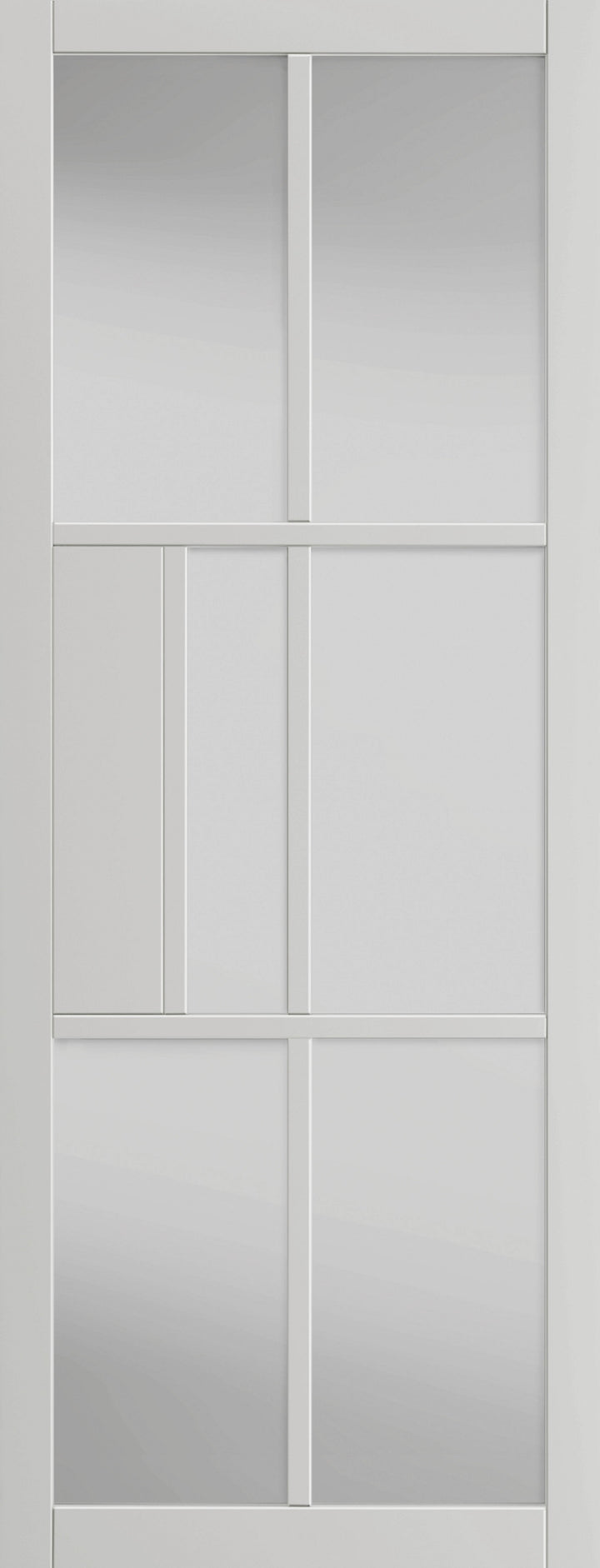 Civic White Double Industrial Style Pocket Door Set