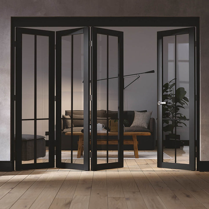 Liberty 4 Door Industrial Style Folding Doors