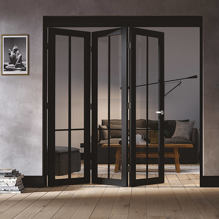 Liberty 3 Door Industrial Style Folding Doors