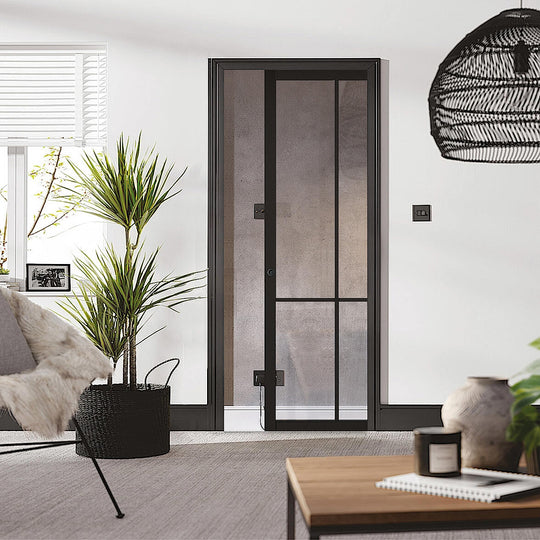 Liberty Black 4L Pocket Door System