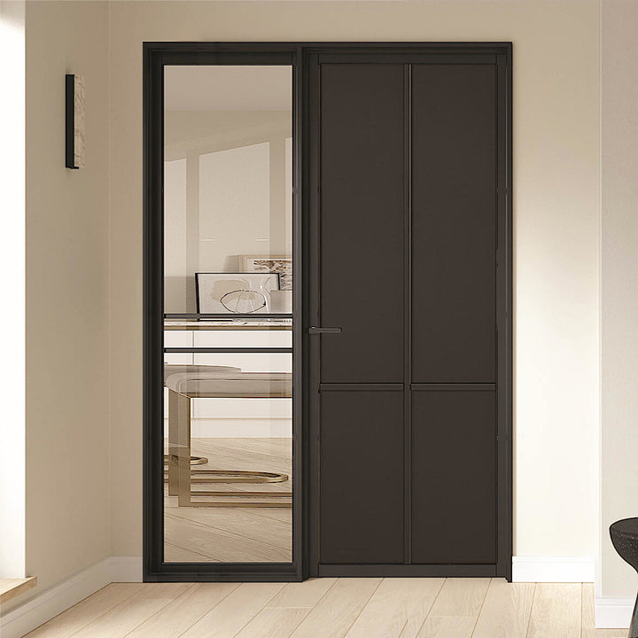 Black Liberty 4P Door with Fixed Side Panel