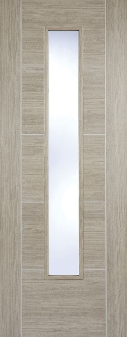 VANCOUVER LIGHT GREY LAMINATE GLAZED DOOR