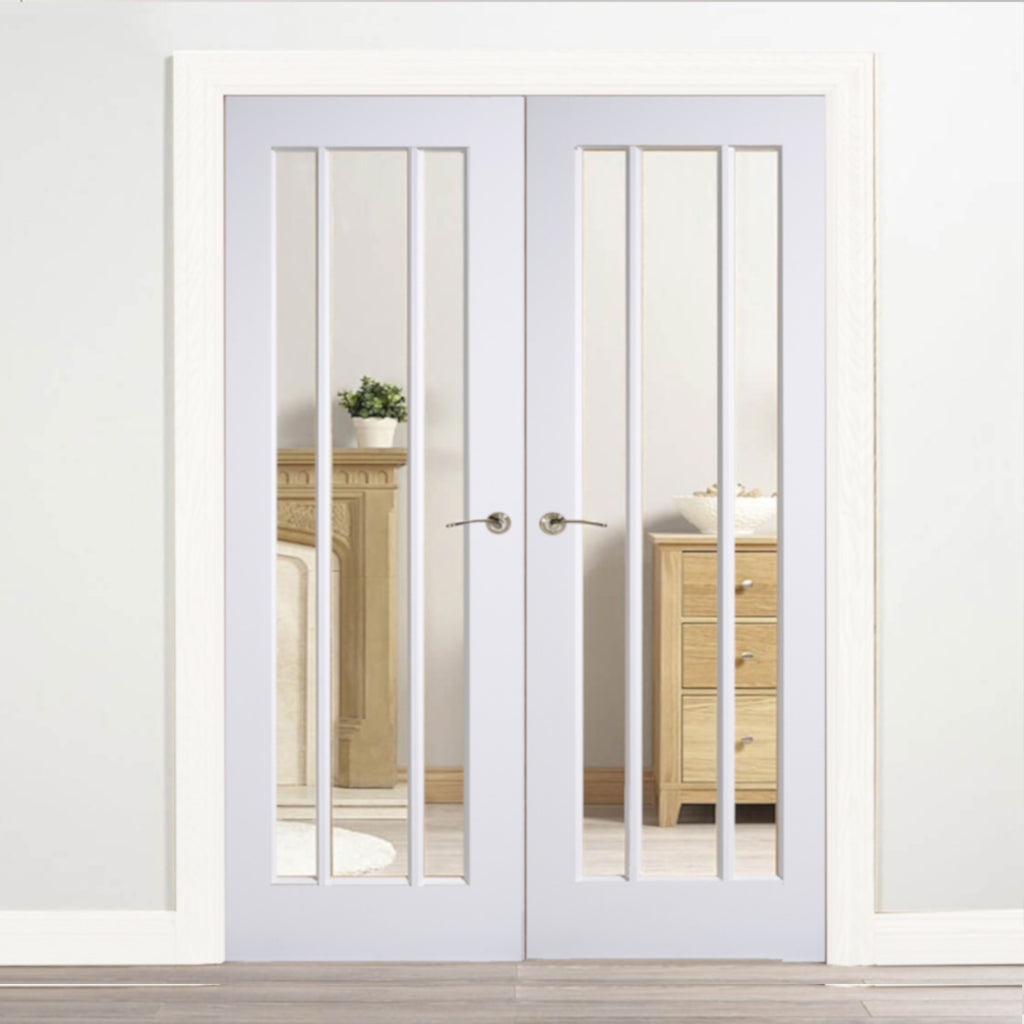 WHITE PRIMED LINCOLN WITH CLEAR GLASS