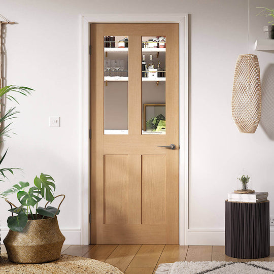 London Glazed Internal Door Fully Finished